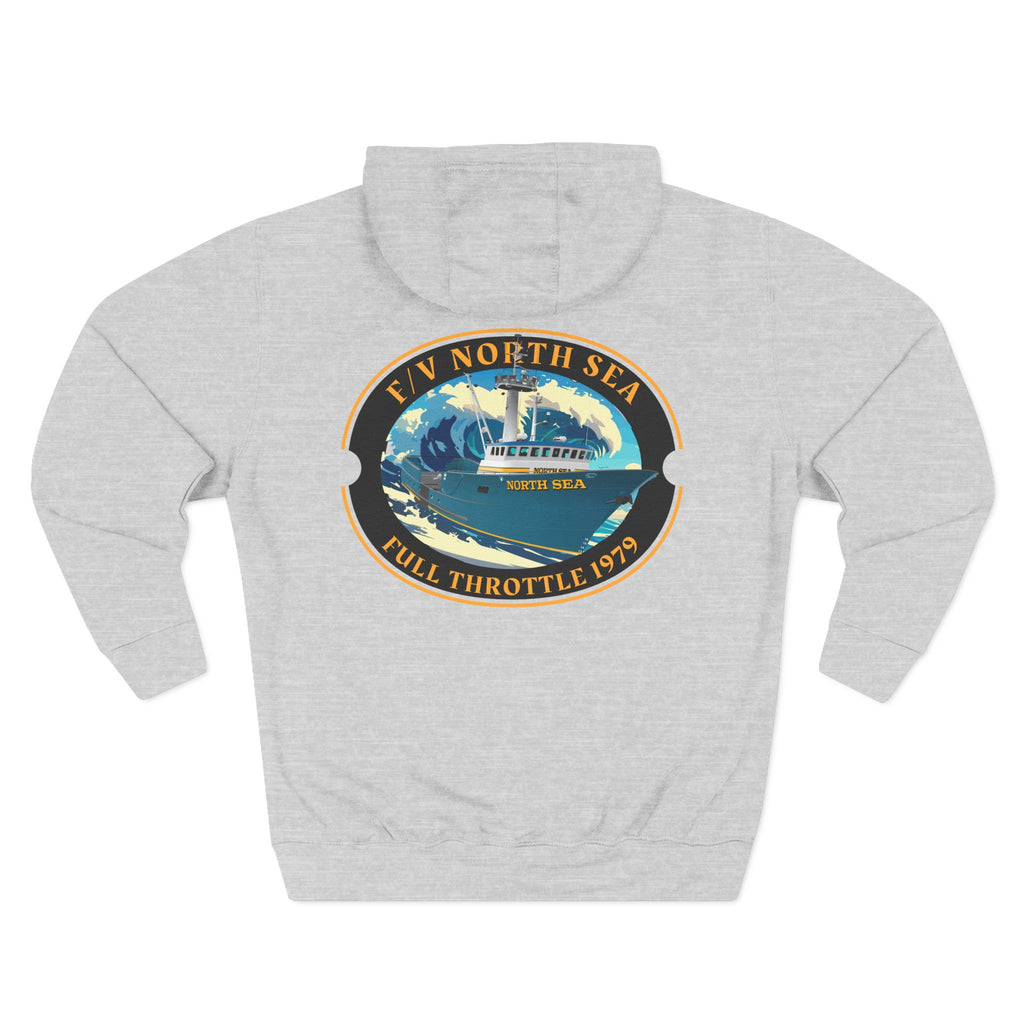 North Sea Full Throttle f/b Three-Panel Fleece Hoodie