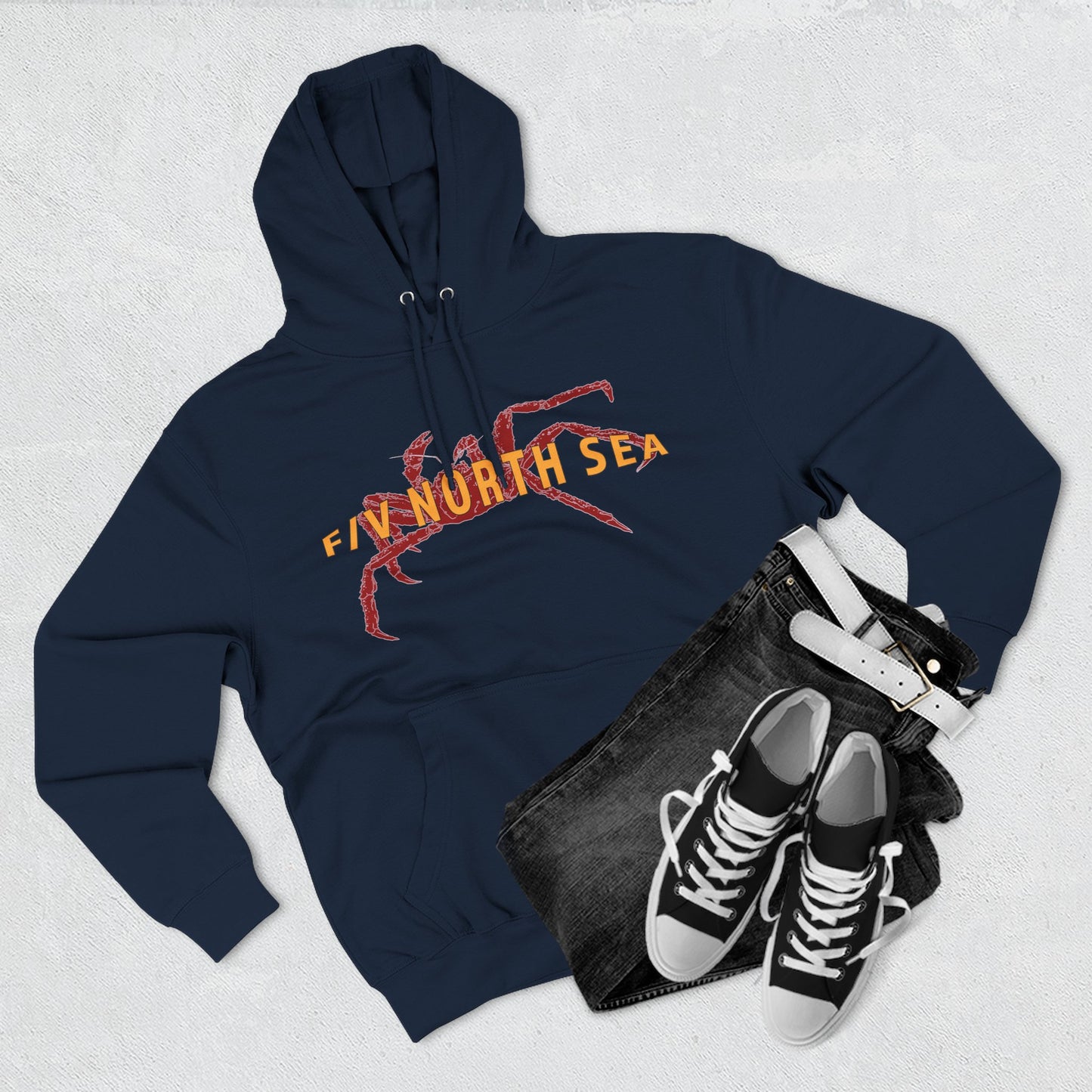 North Sea full throttle Three-Panel Fleece Hoodie