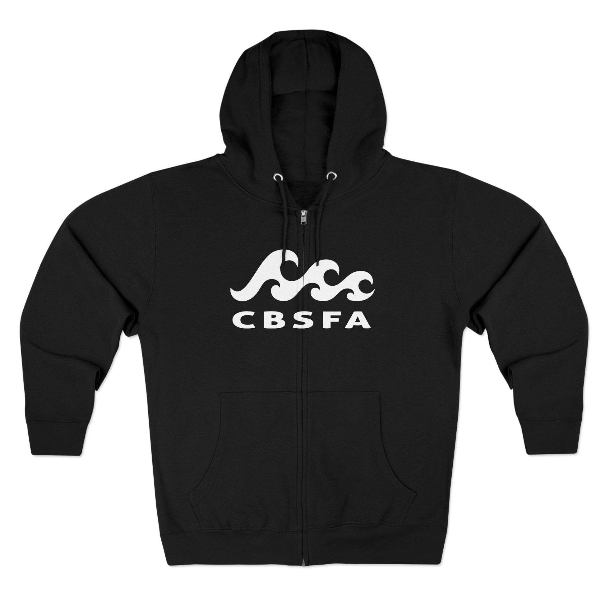 Unisex Zip Hoodie CBFSA front blueprint back