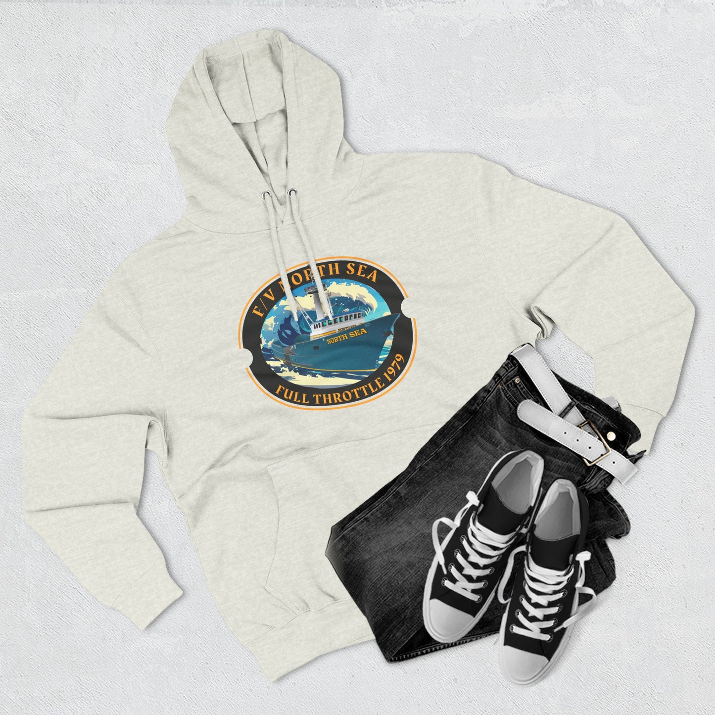 NS Full Throttle Three-Panel Fleece Hoodie