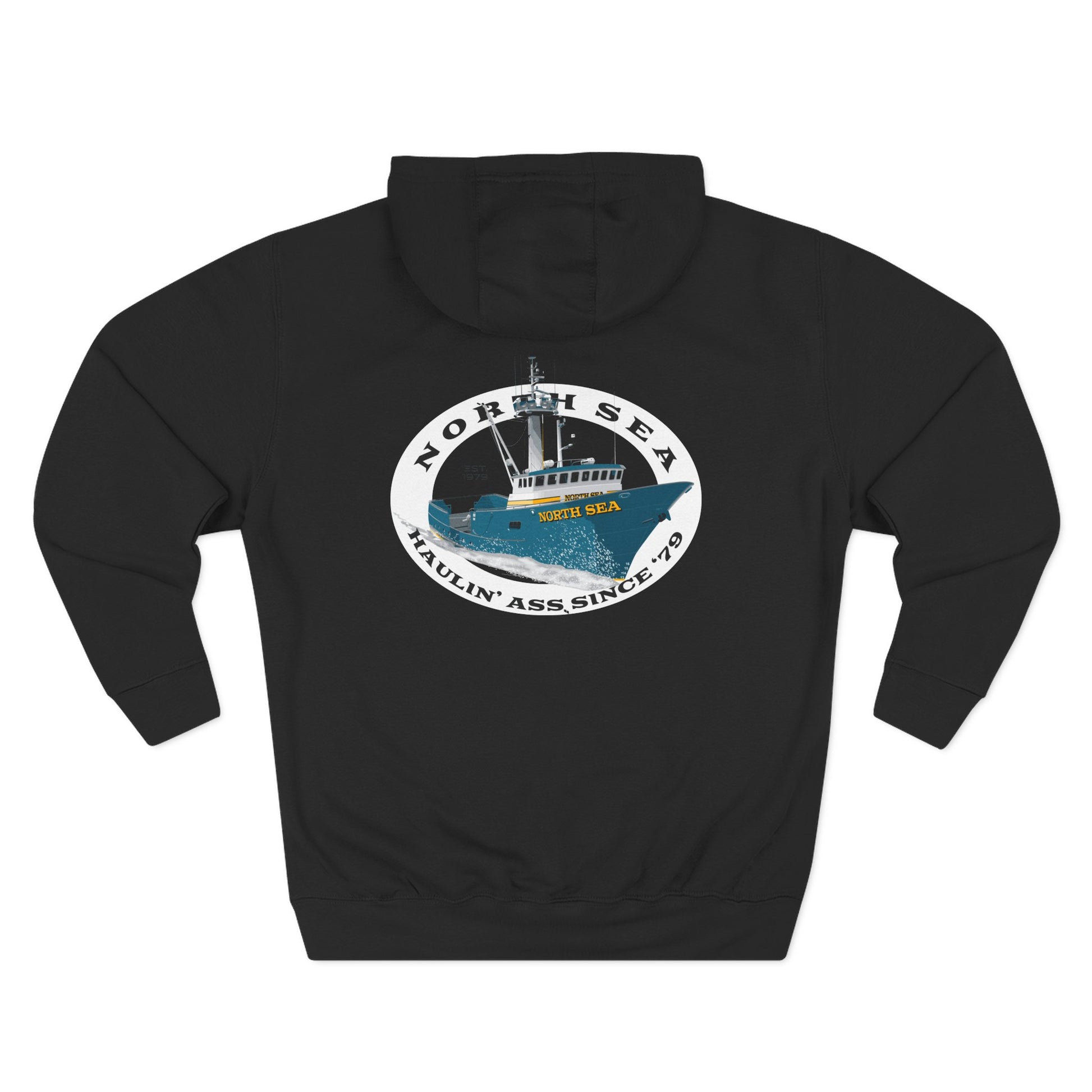 NS front/backThree-Panel Fleece Hoodie North Sea