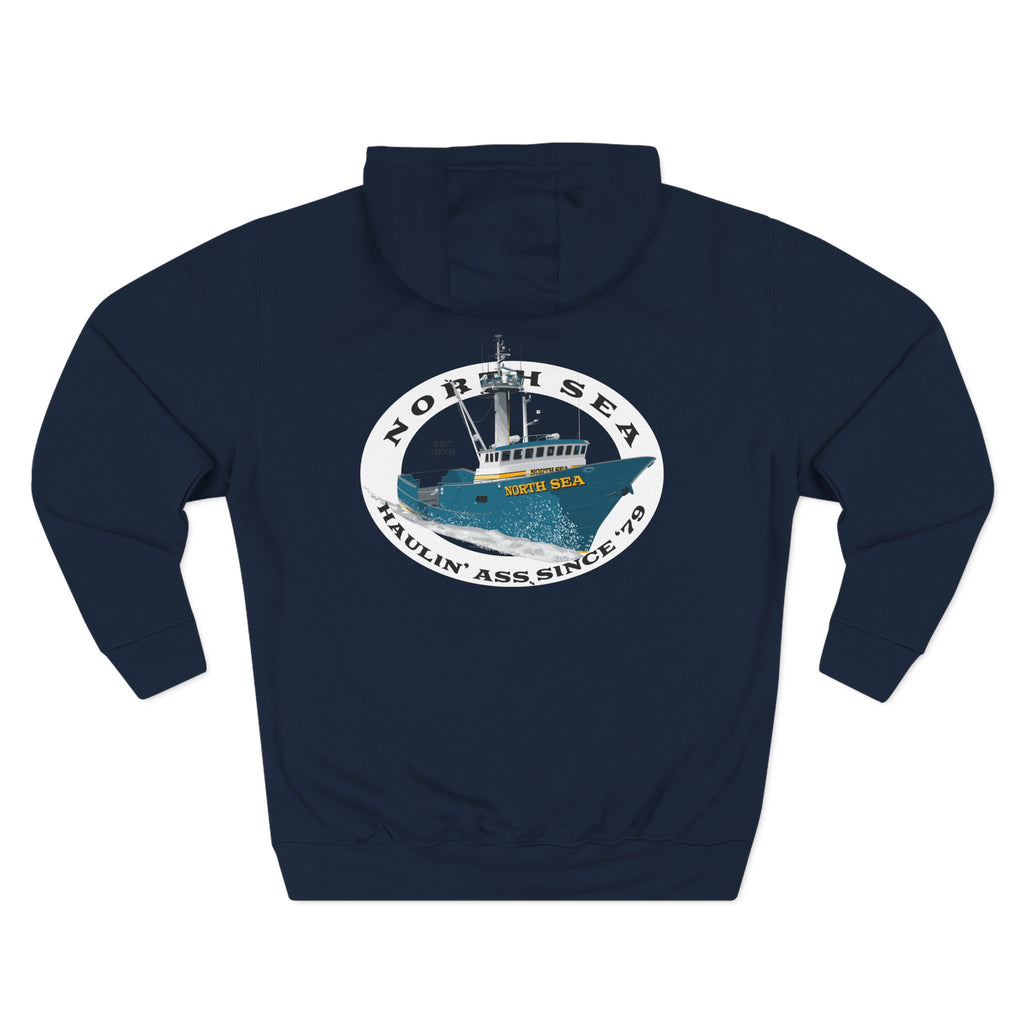 NS front/backThree-Panel Fleece Hoodie North Sea