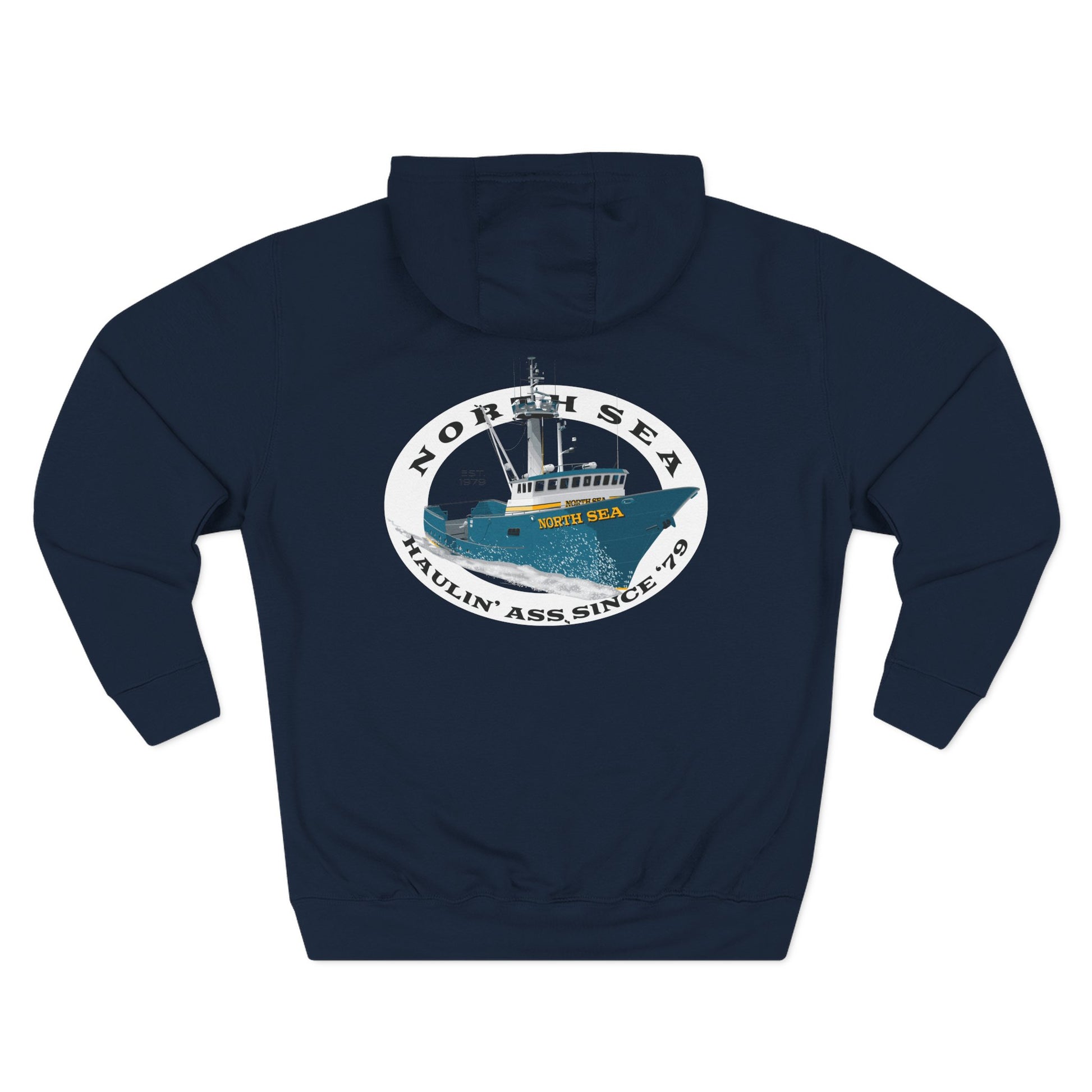 NS front/backThree-Panel Fleece Hoodie North Sea