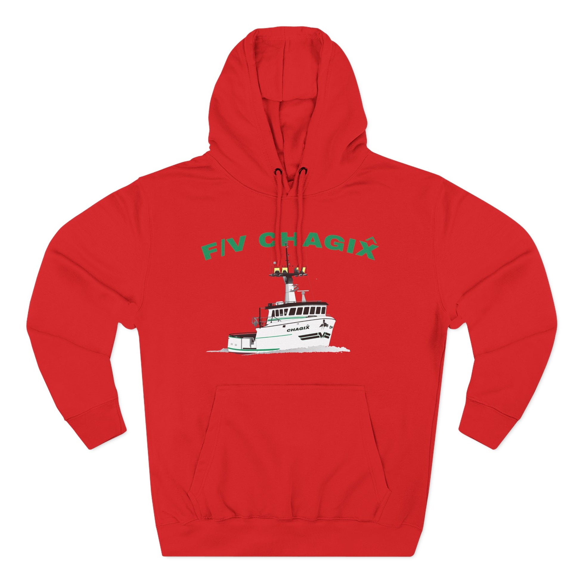 Chagix Boat Three-Panel Fleece Hoodie CBFSA