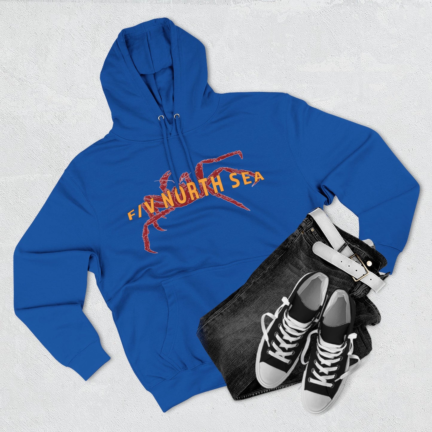 North Sea full throttle Three-Panel Fleece Hoodie