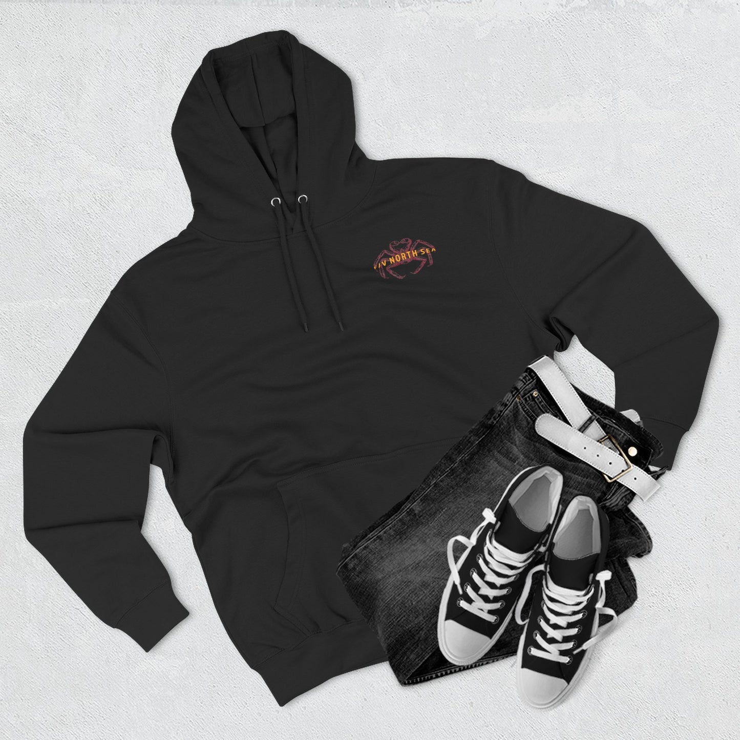 North Sea Full Throttle f/b Three-Panel Fleece Hoodie