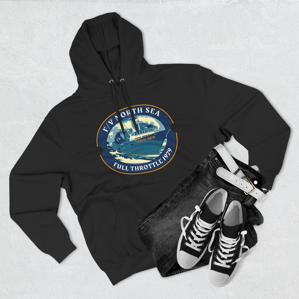 North Sea full throttle Three-Panel Fleece Hoodie