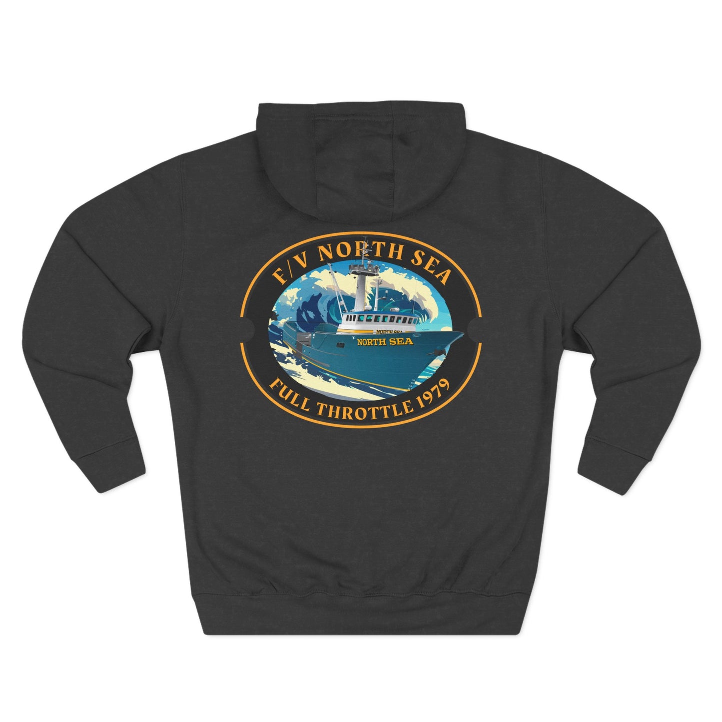 North Sea Full Throttle f/b Three-Panel Fleece Hoodie