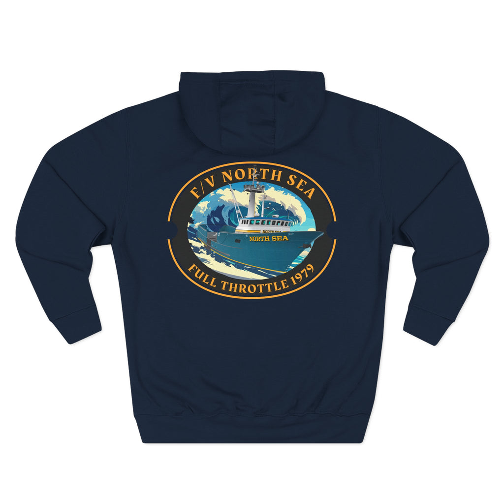 North Sea Full Throttle f/b Three-Panel Fleece Hoodie