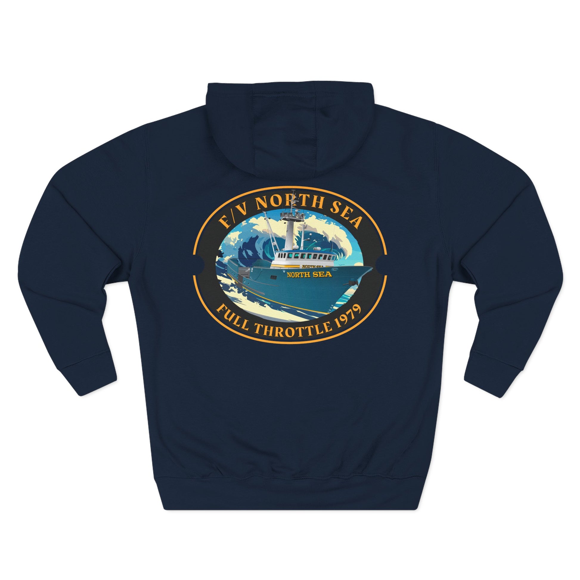 North Sea Full Throttle f/b Three-Panel Fleece Hoodie