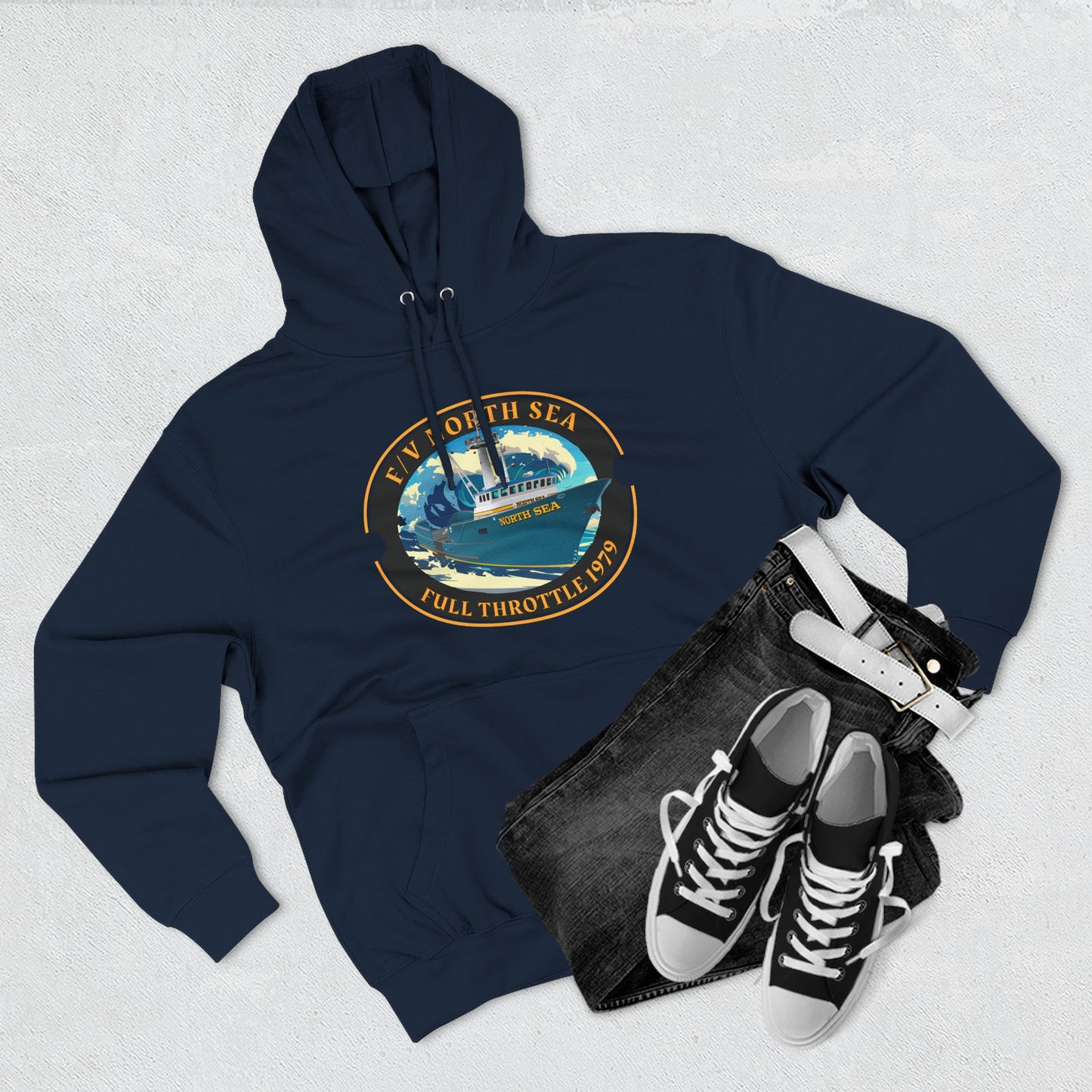 NS Full Throttle Three-Panel Fleece Hoodie