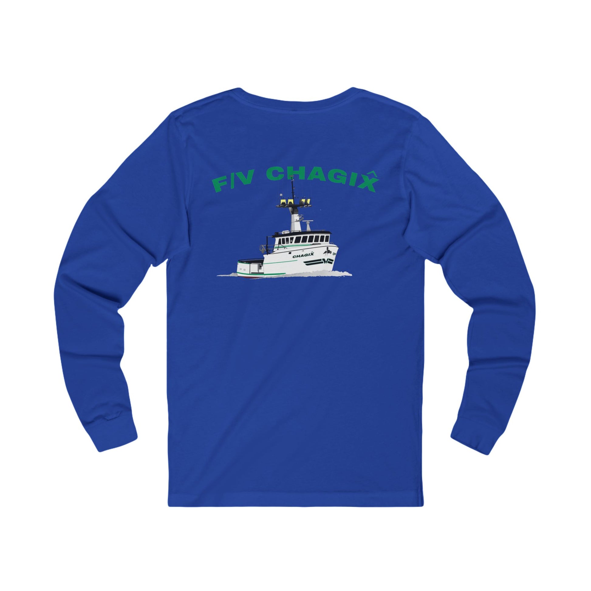 Chagix Boat Shirt Unisex Jersey Long Sleeve Tee CBFSA