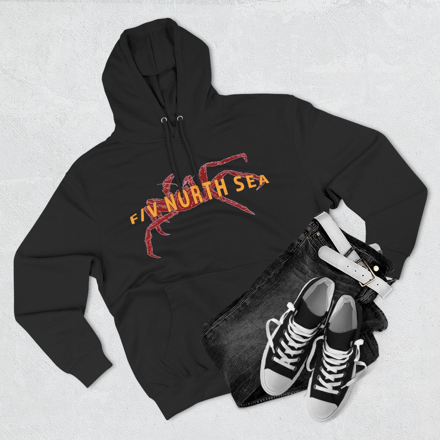 North Sea full throttle Three-Panel Fleece Hoodie