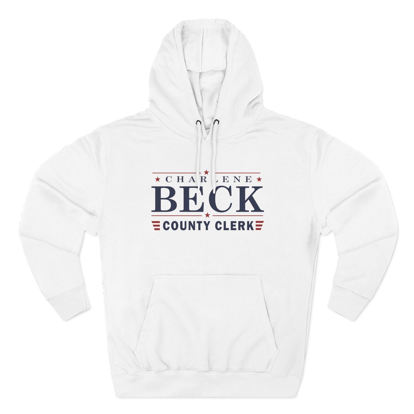 Charlene Beck Three-Panel Fleece Hoodie