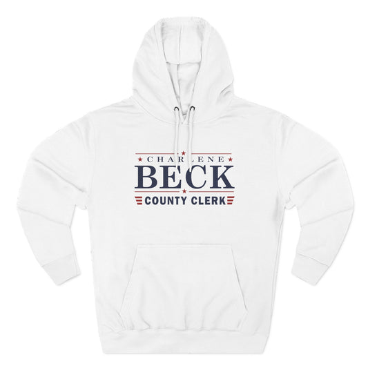 Charlene Beck Three-Panel Fleece Hoodie