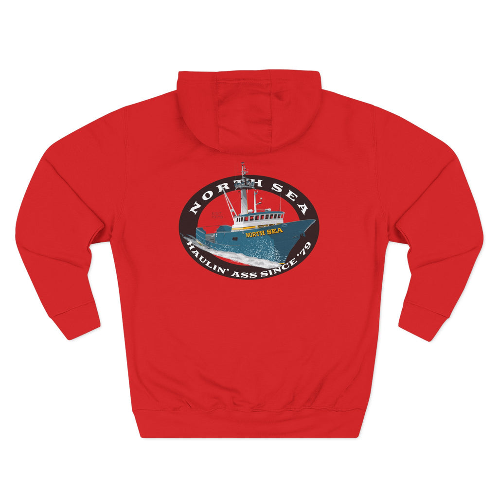 NS front/backThree-Panel Fleece Hoodie North Sea