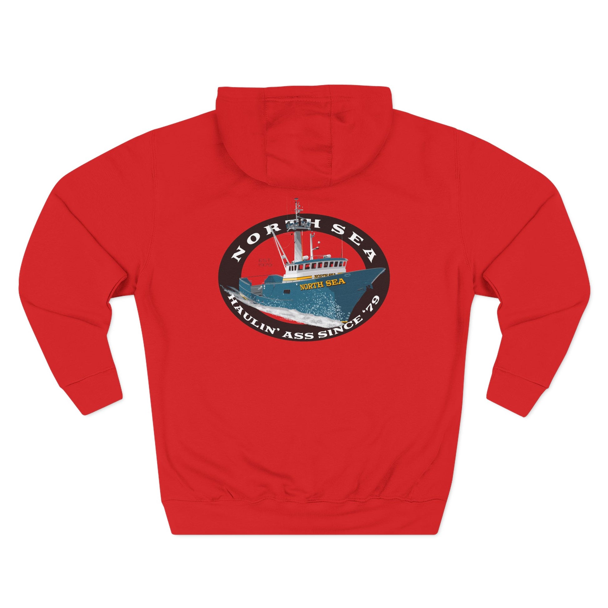 NS front/backThree-Panel Fleece Hoodie North Sea