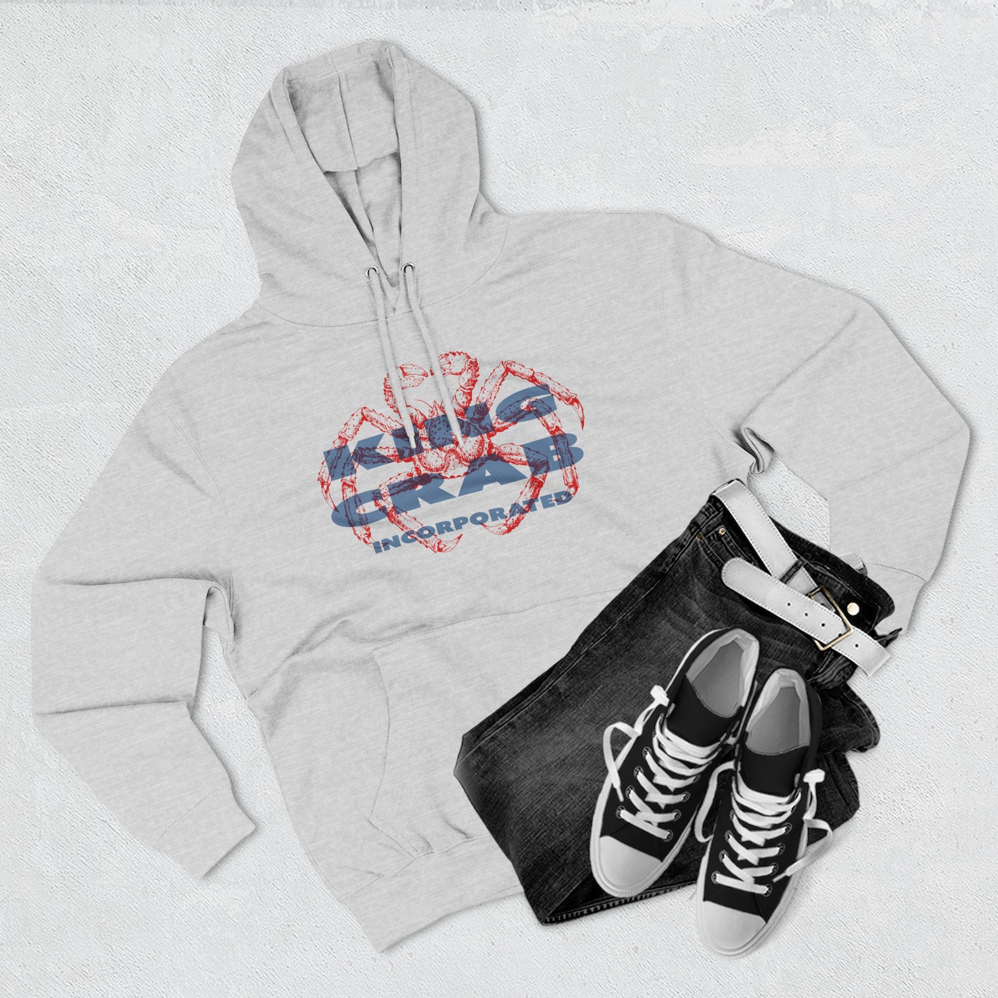 NS front/backThree-Panel Fleece Hoodie North Sea
