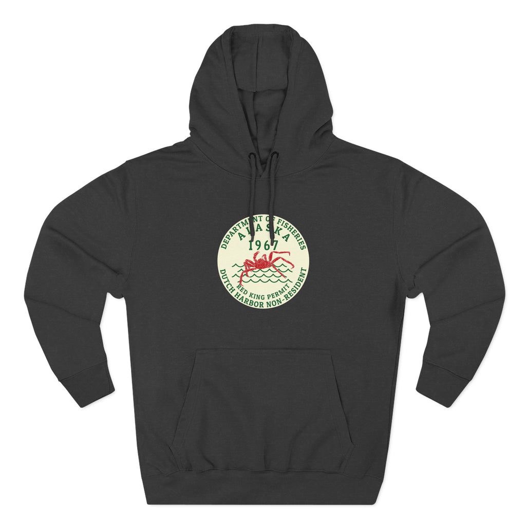 67 Red King Permit Three-Panel Fleece Hoodie