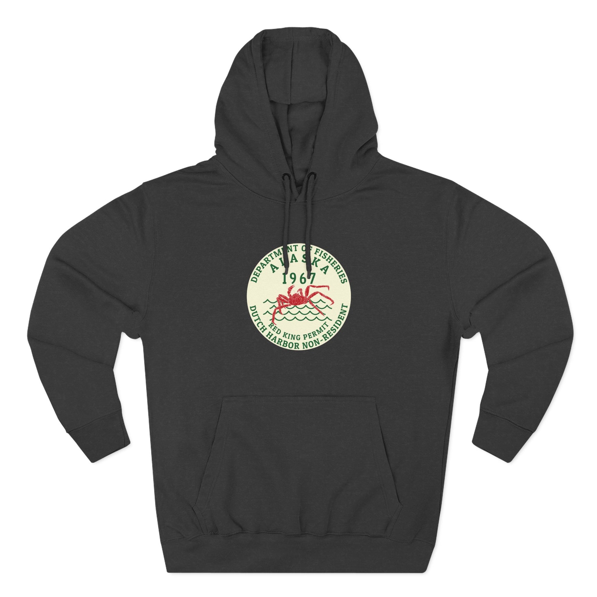 67 Red King Permit Three-Panel Fleece Hoodie