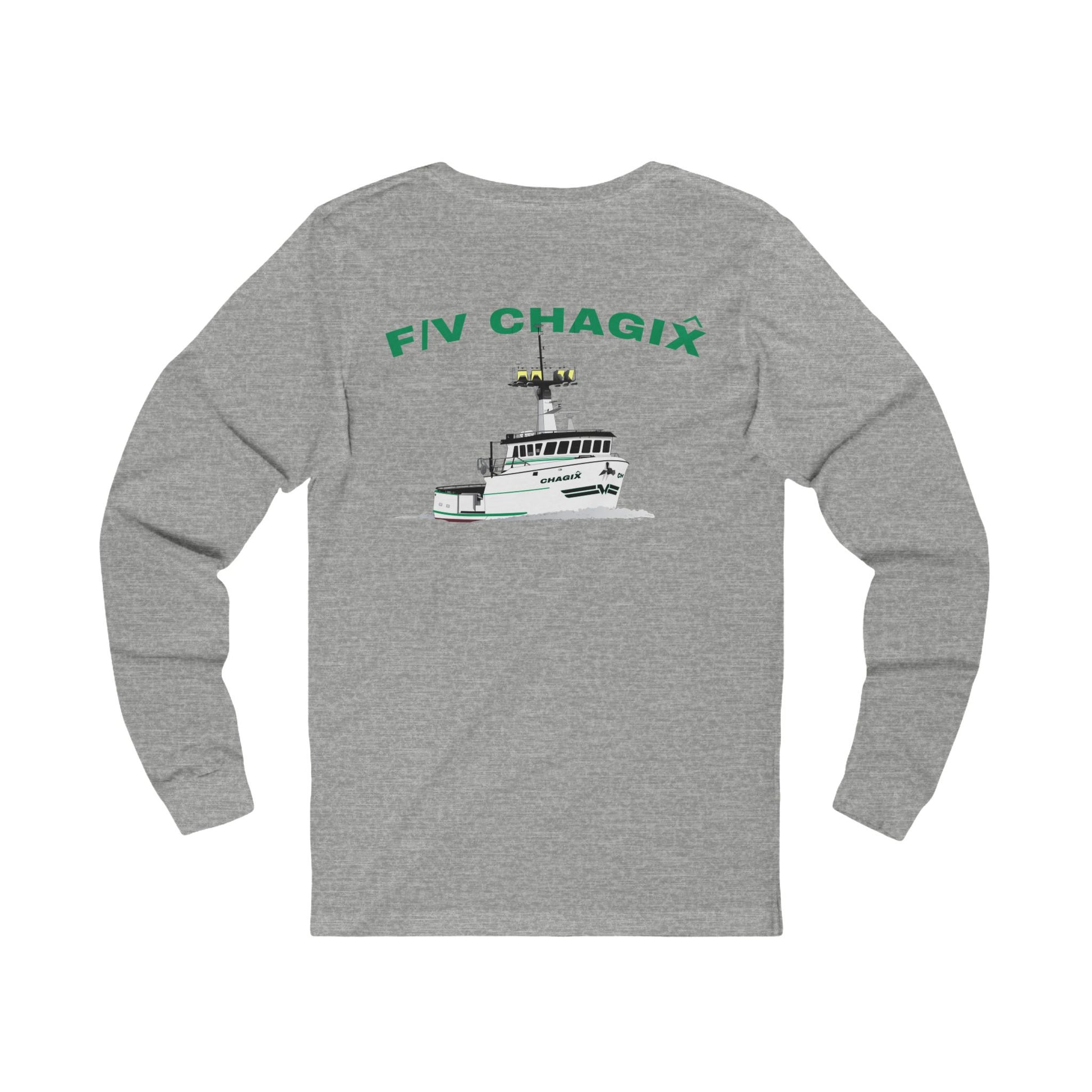 Chagix Boat Shirt Unisex Jersey Long Sleeve Tee CBFSA