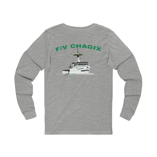 Chagix Boat Shirt Unisex Jersey Long Sleeve Tee CBFSA