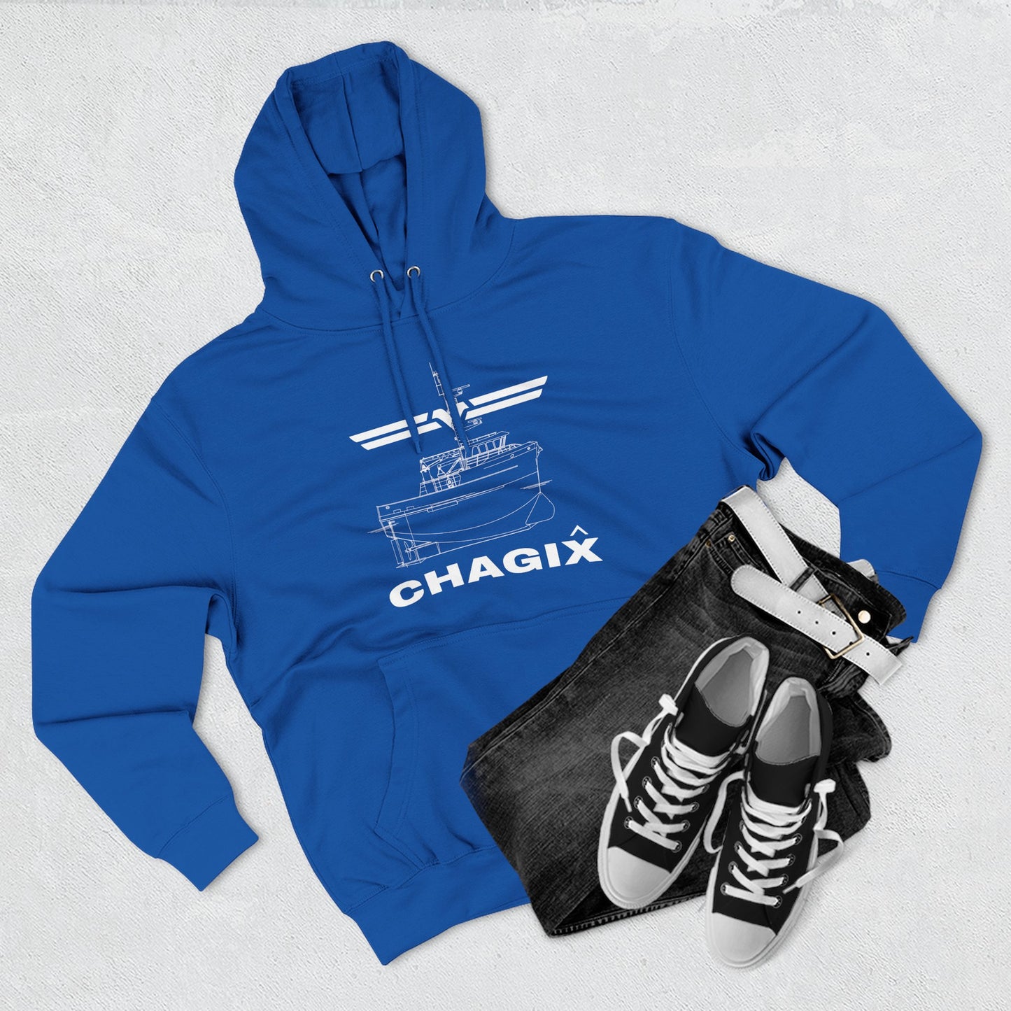 CBSFA Blueprint Three-Panel Fleece Hoodie