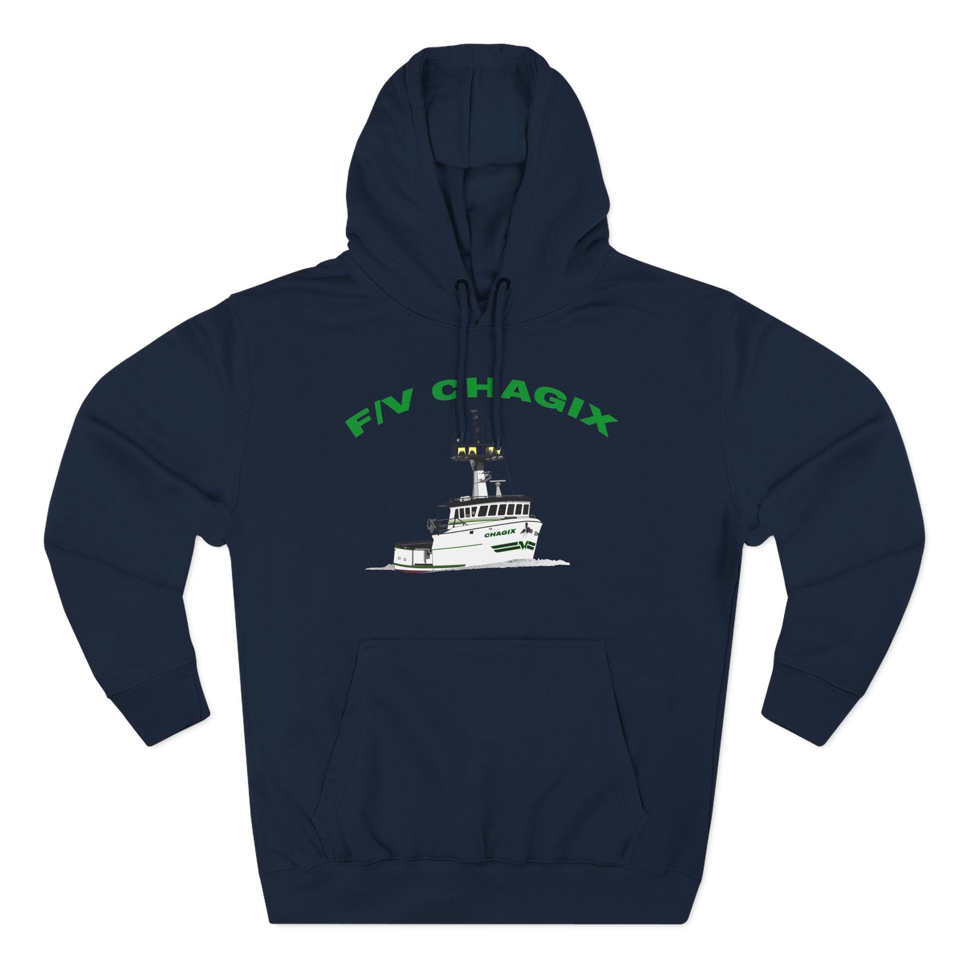 Chagix Boat Three-Panel Fleece Hoodie CBFSA