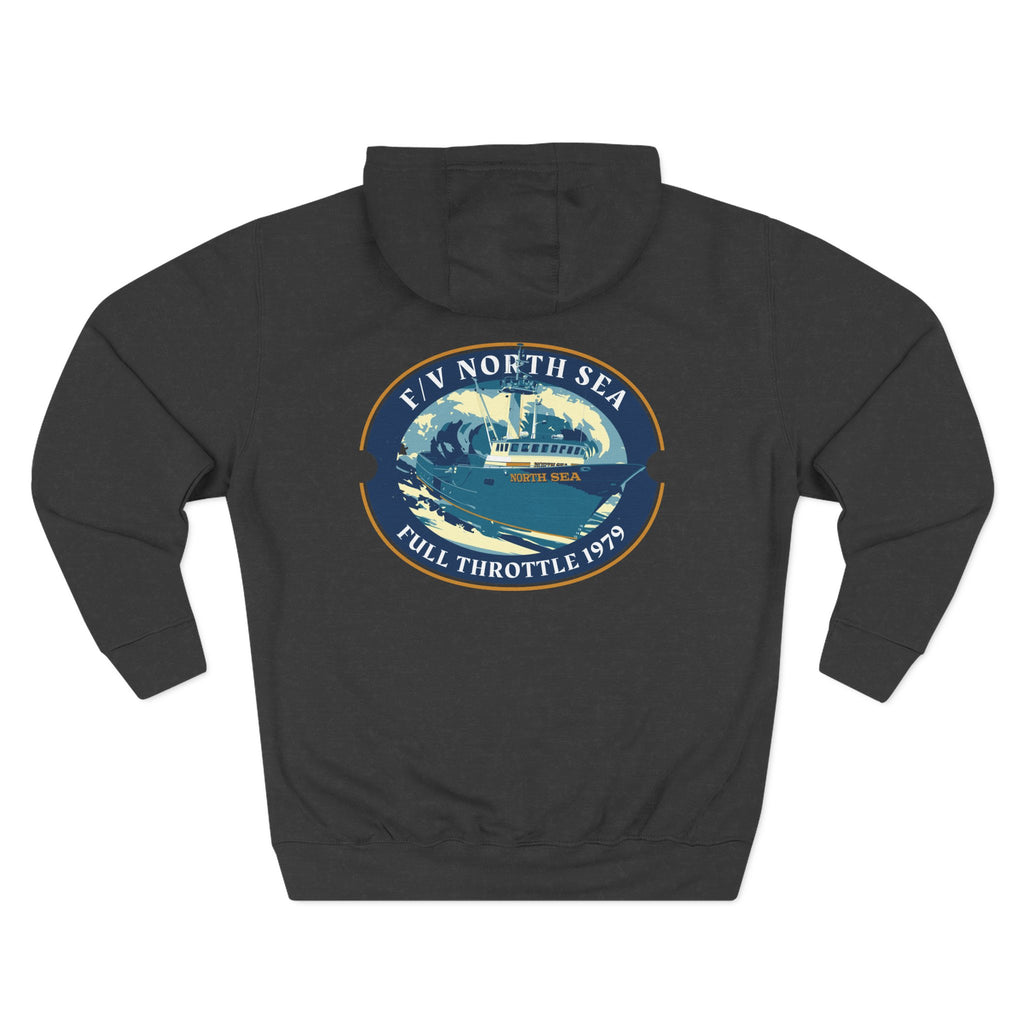 North Sea Full Throttle f/b Three-Panel Fleece Hoodie