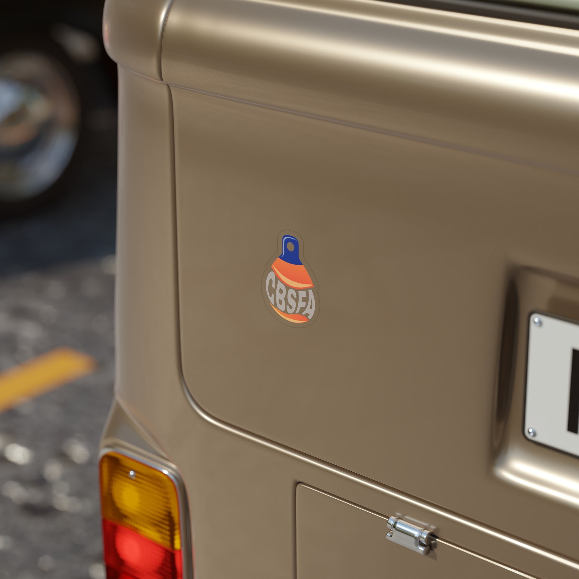 CBSFA Buoy Transparent Outdoor Stickers, Die-Cut, 1pc