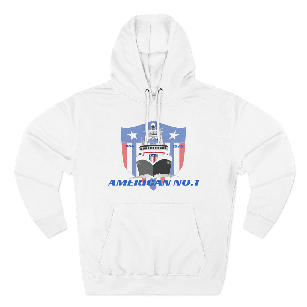 American No1 Three-Panel Fleece Hoodie