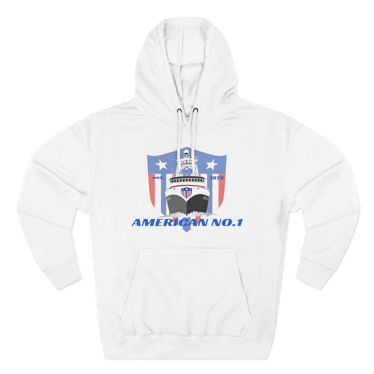 American No1 Three-Panel Fleece Hoodie