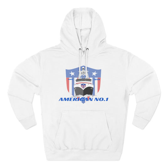 American No1 Three-Panel Fleece Hoodie