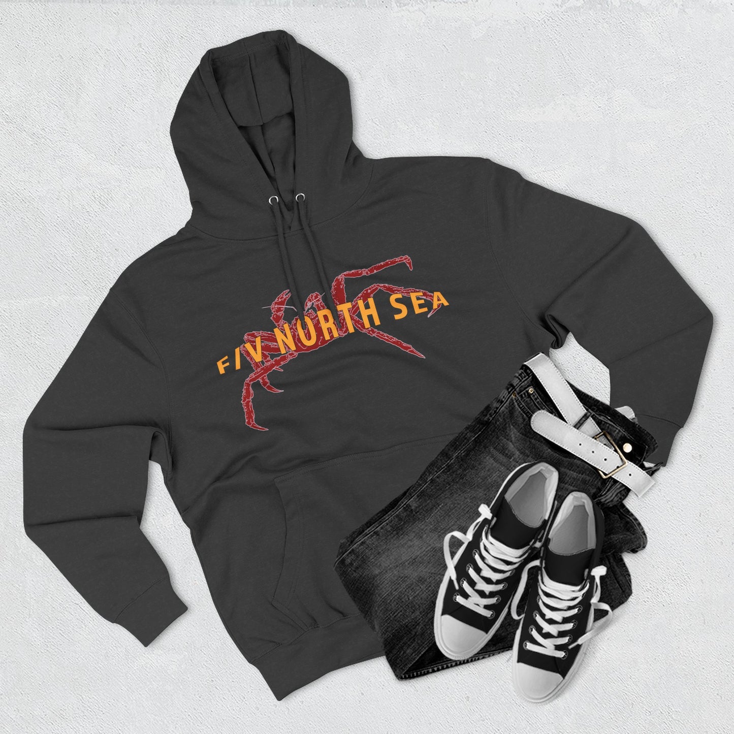 North Sea full throttle Three-Panel Fleece Hoodie
