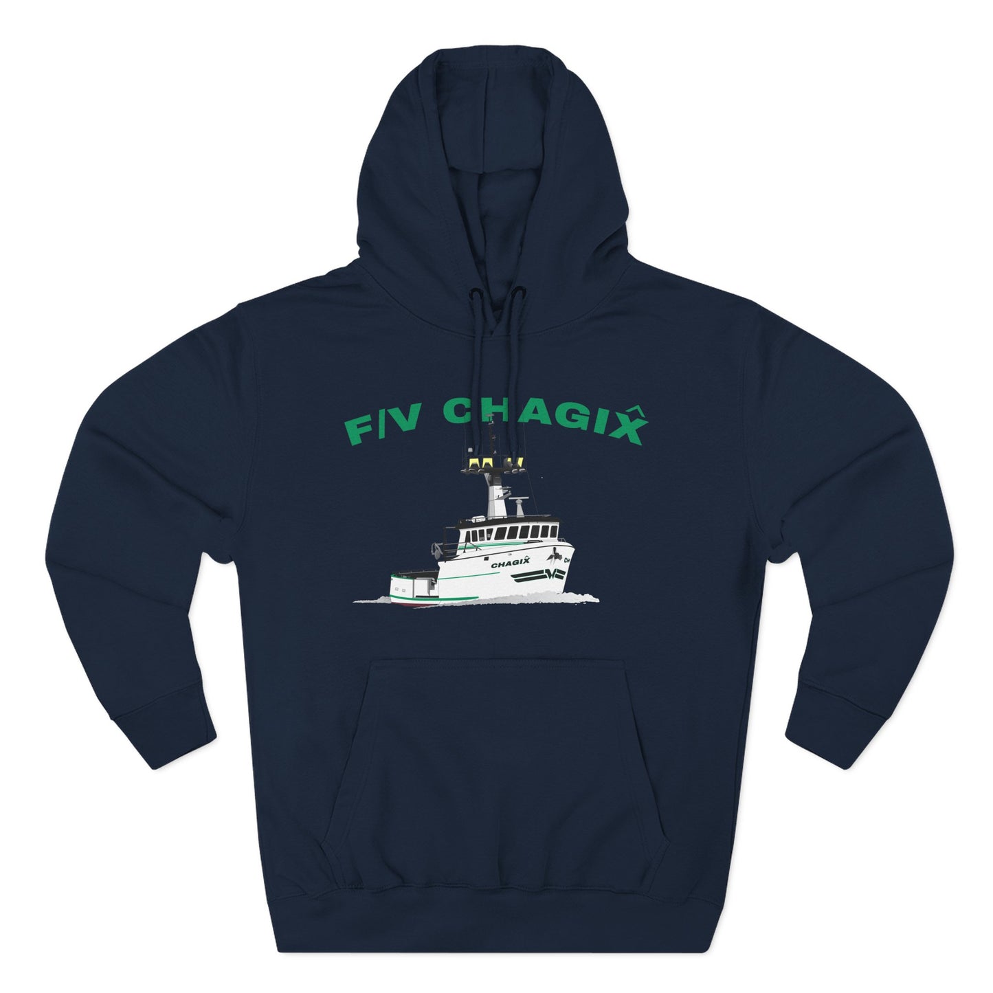 Chagix Boat Three-Panel Fleece Hoodie CBFSA