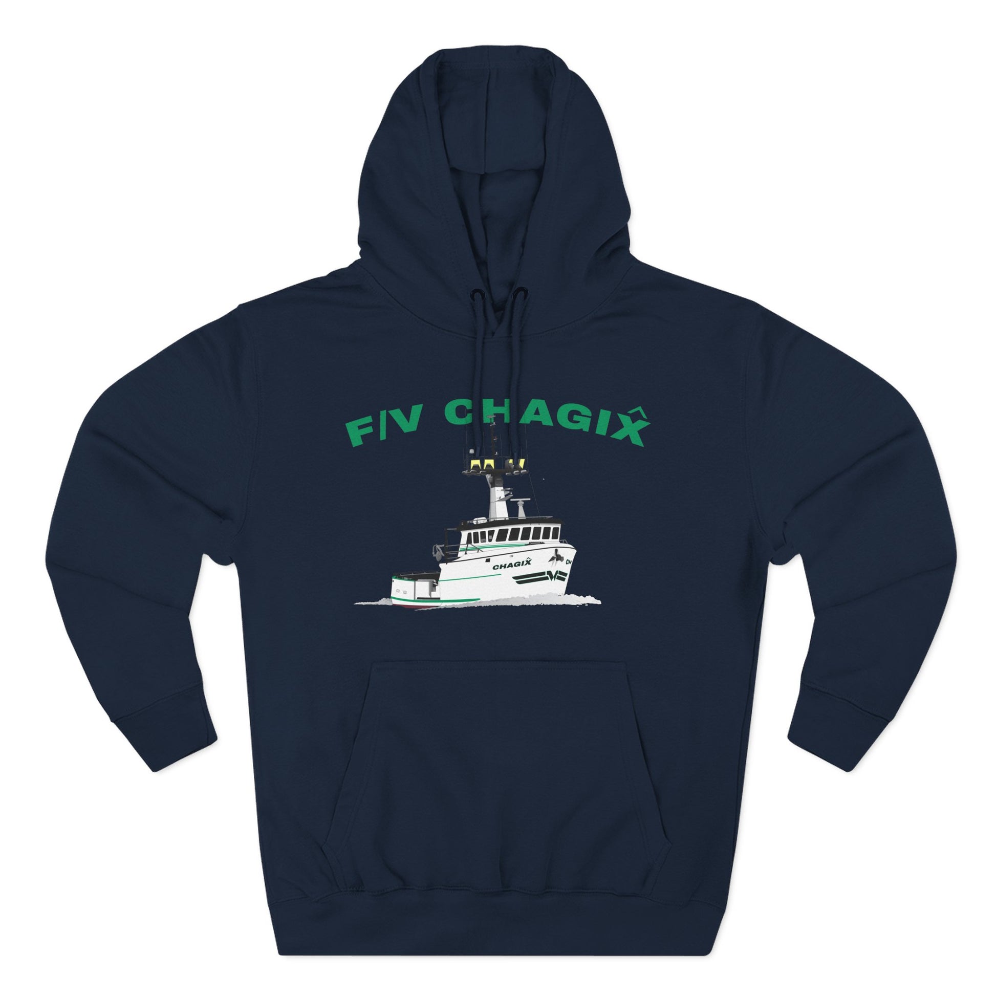 Chagix Boat Three-Panel Fleece Hoodie CBFSA