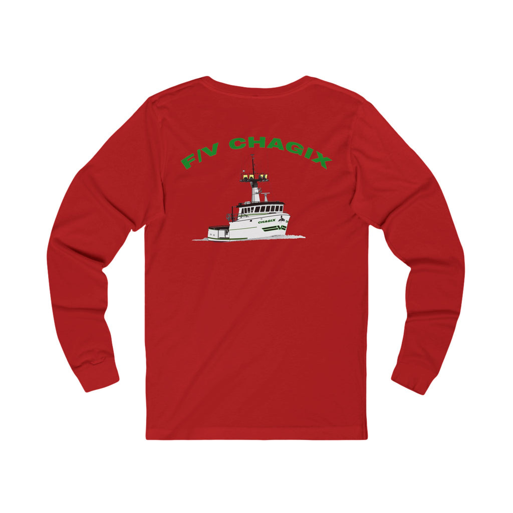 Chagix Boat Shirt Unisex Jersey Long Sleeve Tee CBFSA