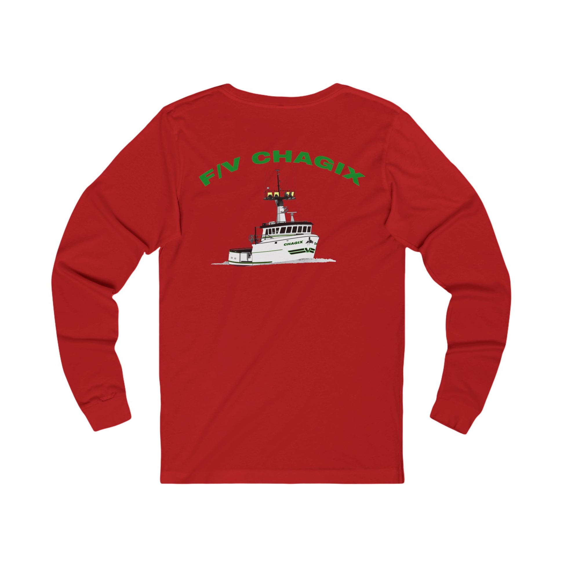 Chagix Boat Shirt Unisex Jersey Long Sleeve Tee CBFSA
