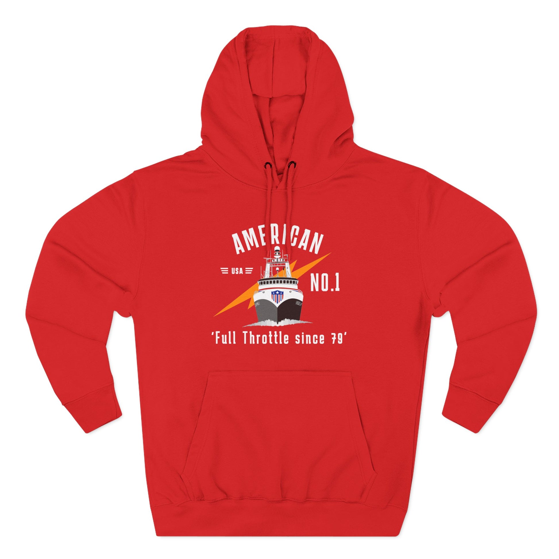 A1 Full Throttle Three-Panel Fleece Hoodie