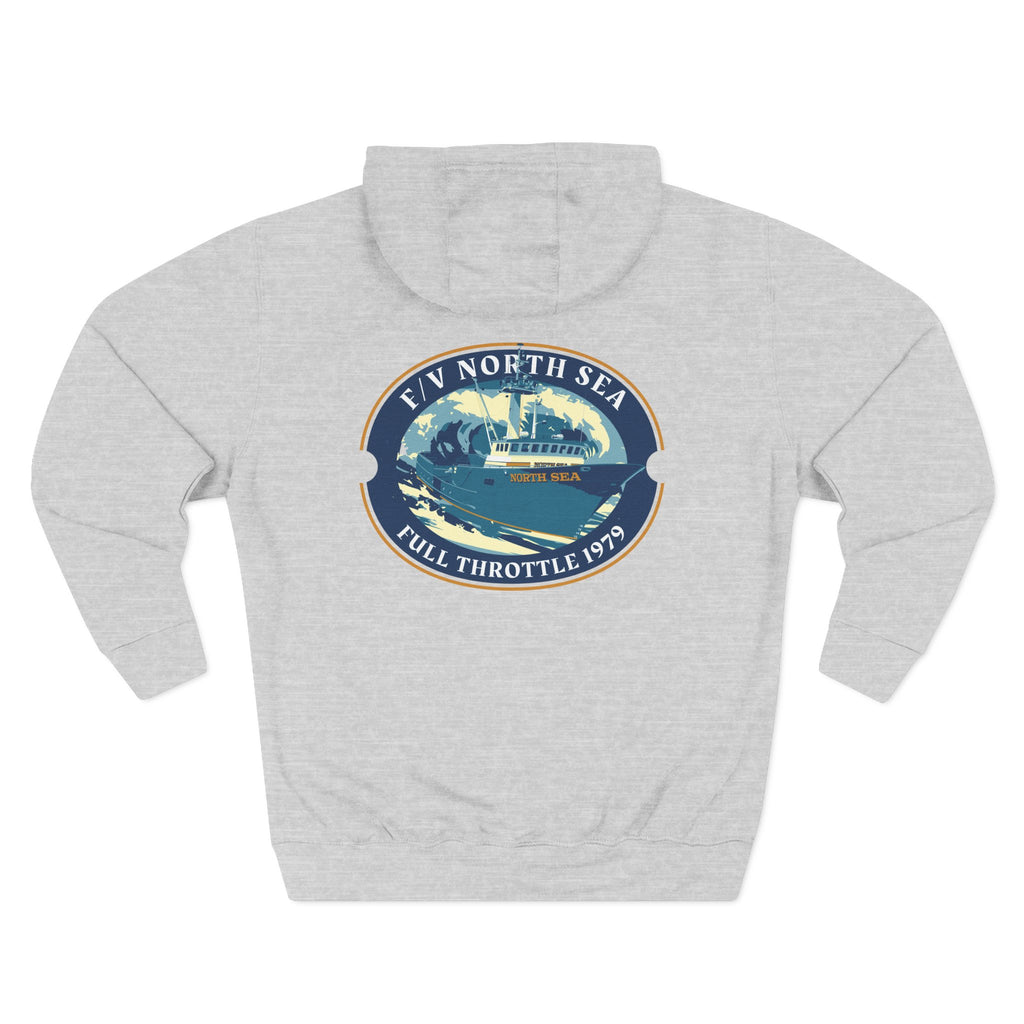 North Sea Full Throttle f/b Three-Panel Fleece Hoodie