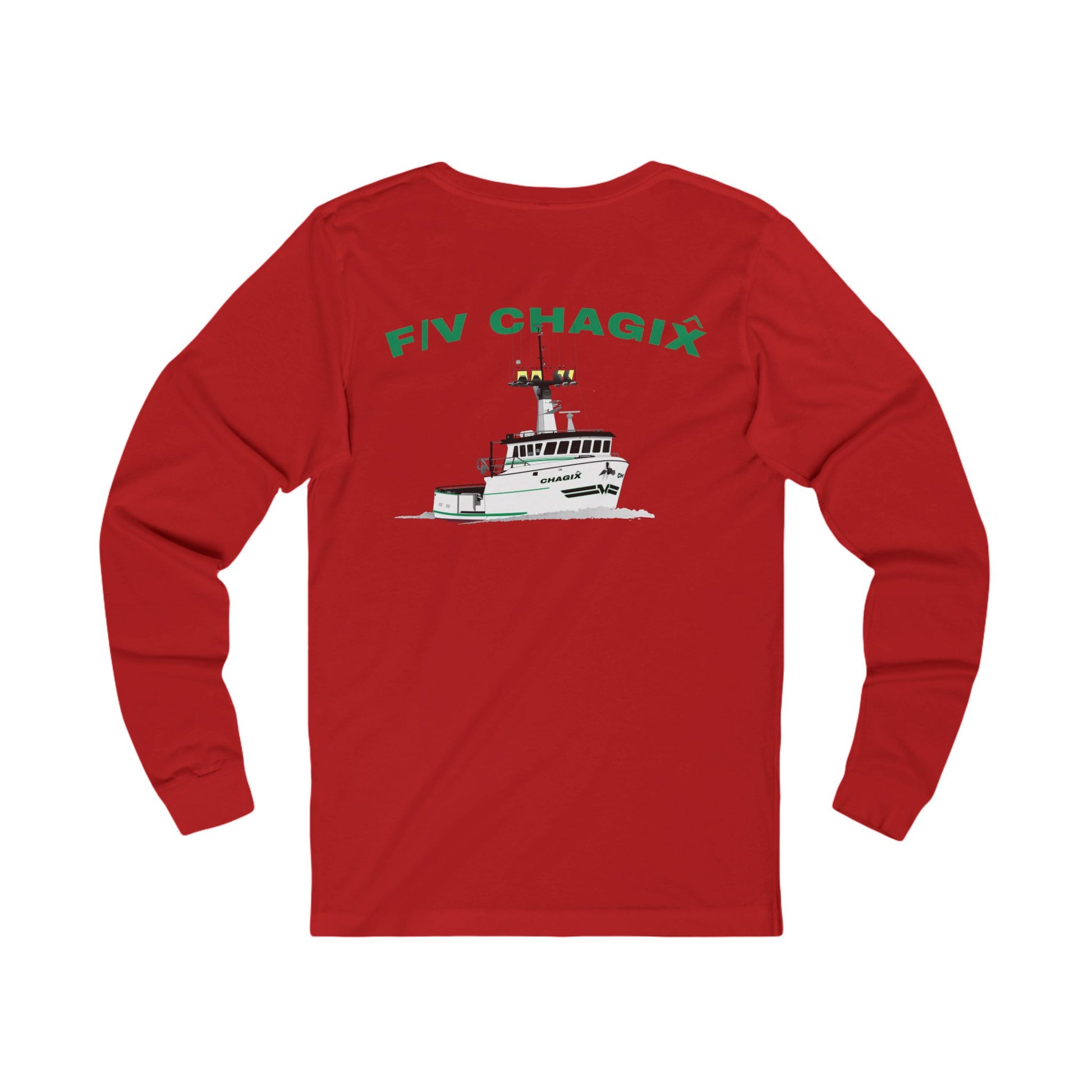 Chagix Boat Shirt Unisex Jersey Long Sleeve Tee CBFSA