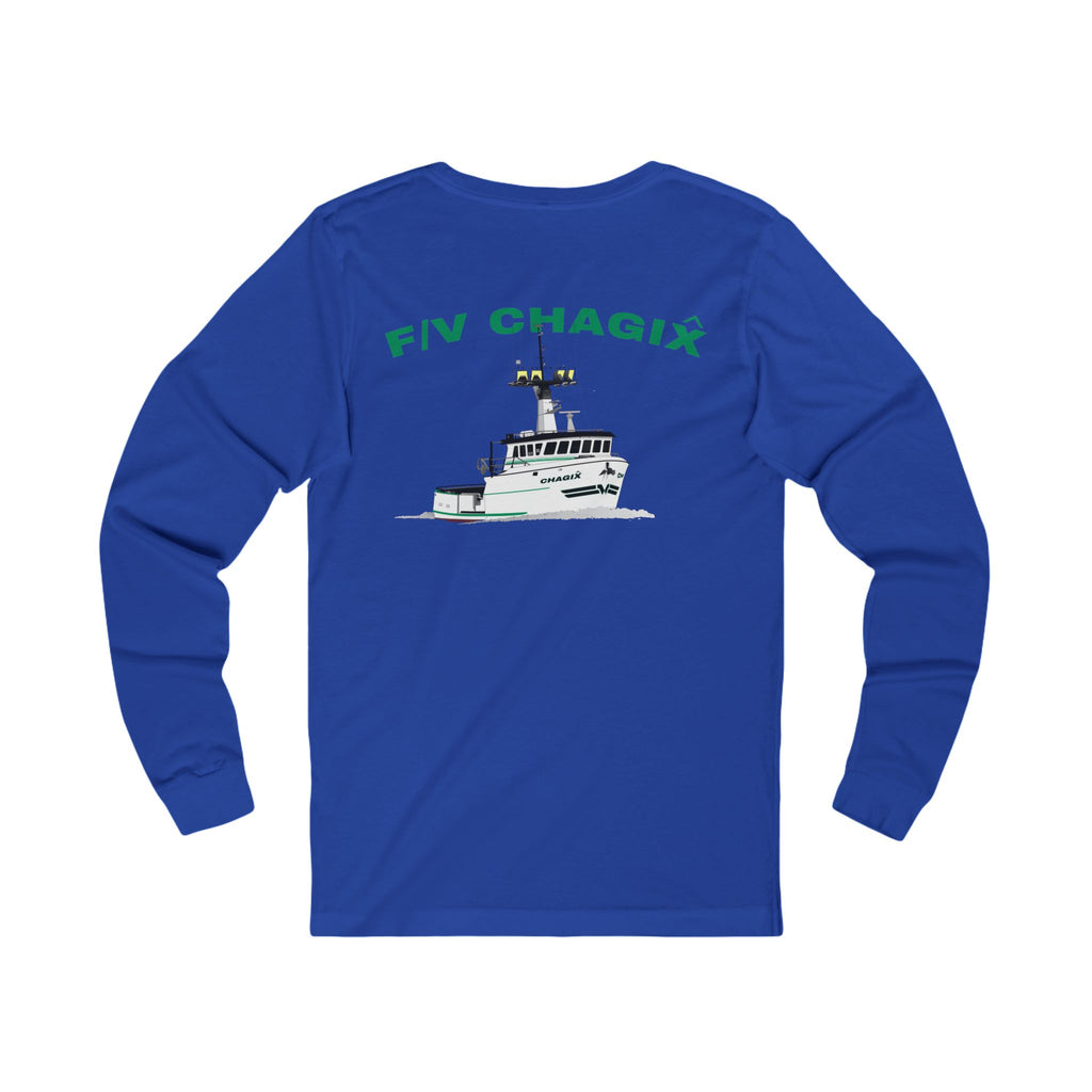 Chagix Boat Shirt Unisex Jersey Long Sleeve Tee CBFSA