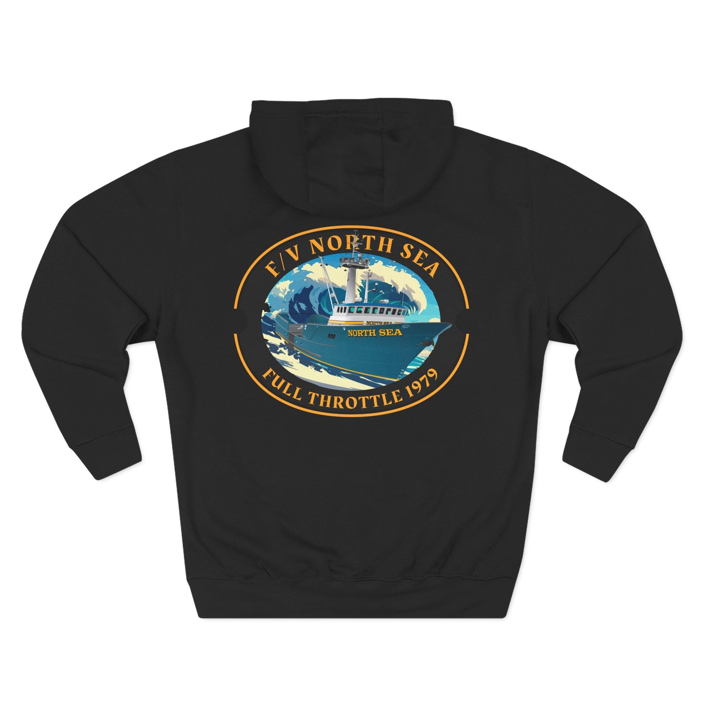 North Sea Full Throttle f/b Three-Panel Fleece Hoodie