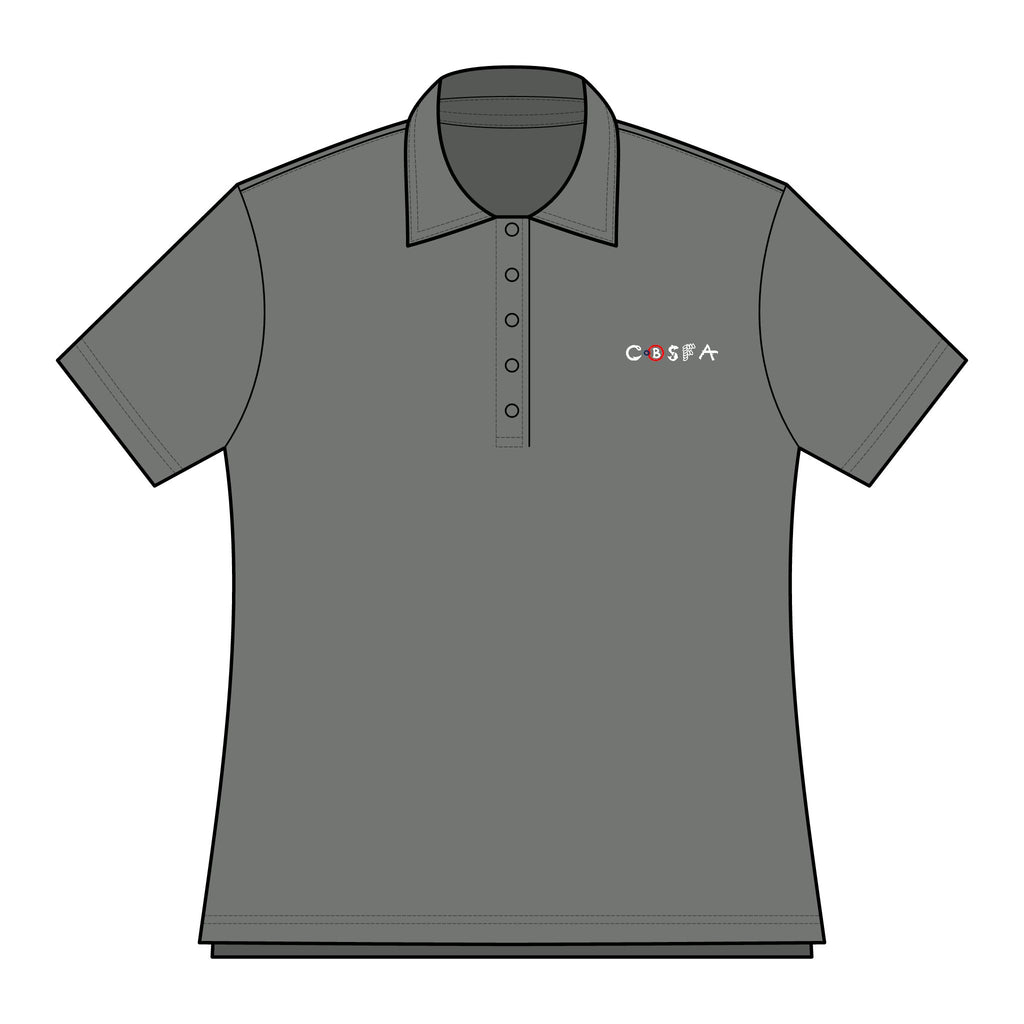 Ladies Oceanside Solid Polo CBFSA Logo