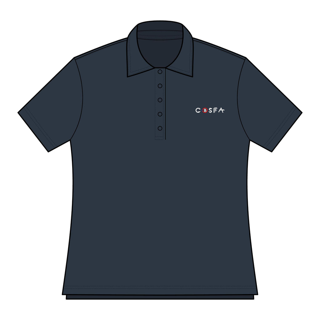 Ladies Oceanside Solid Polo CBFSA Logo