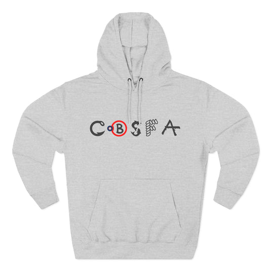 Chagix with CBSFA logo front Three-Panel Fleece Hoodie