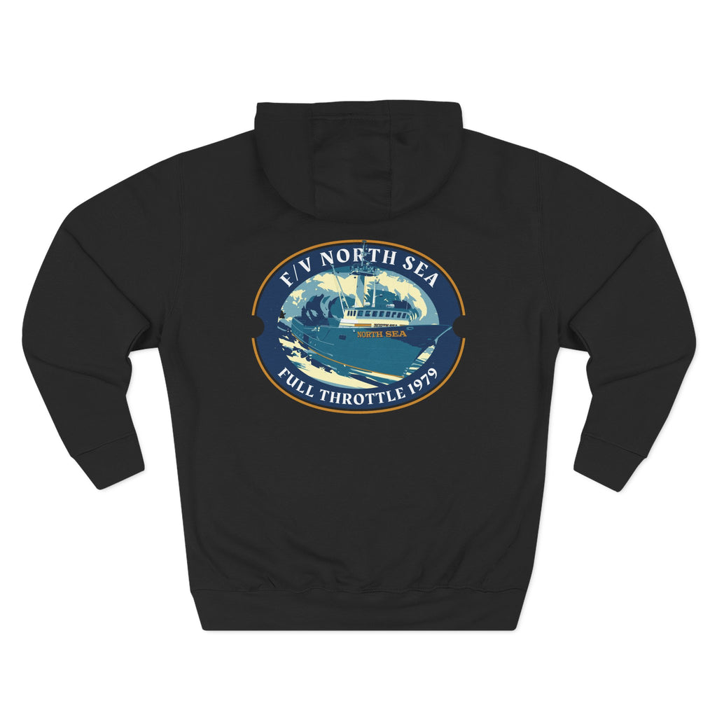 North Sea Full Throttle f/b Three-Panel Fleece Hoodie