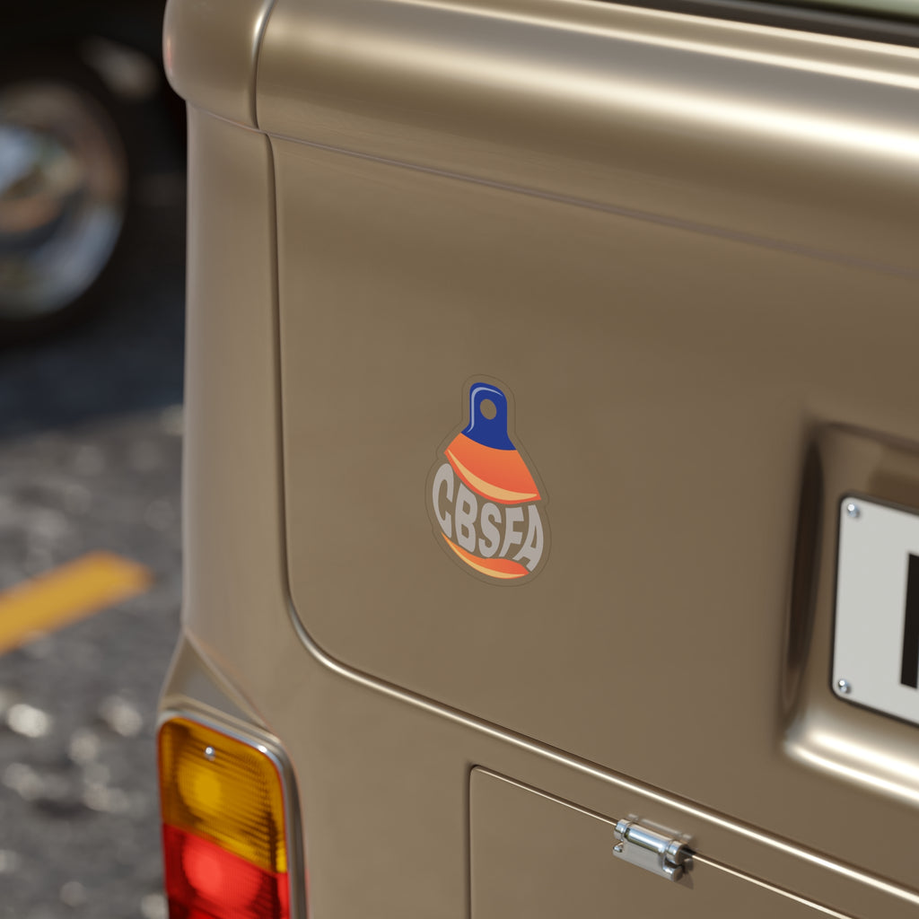 CBSFA Buoy Transparent Outdoor Stickers, Die-Cut, 1pc