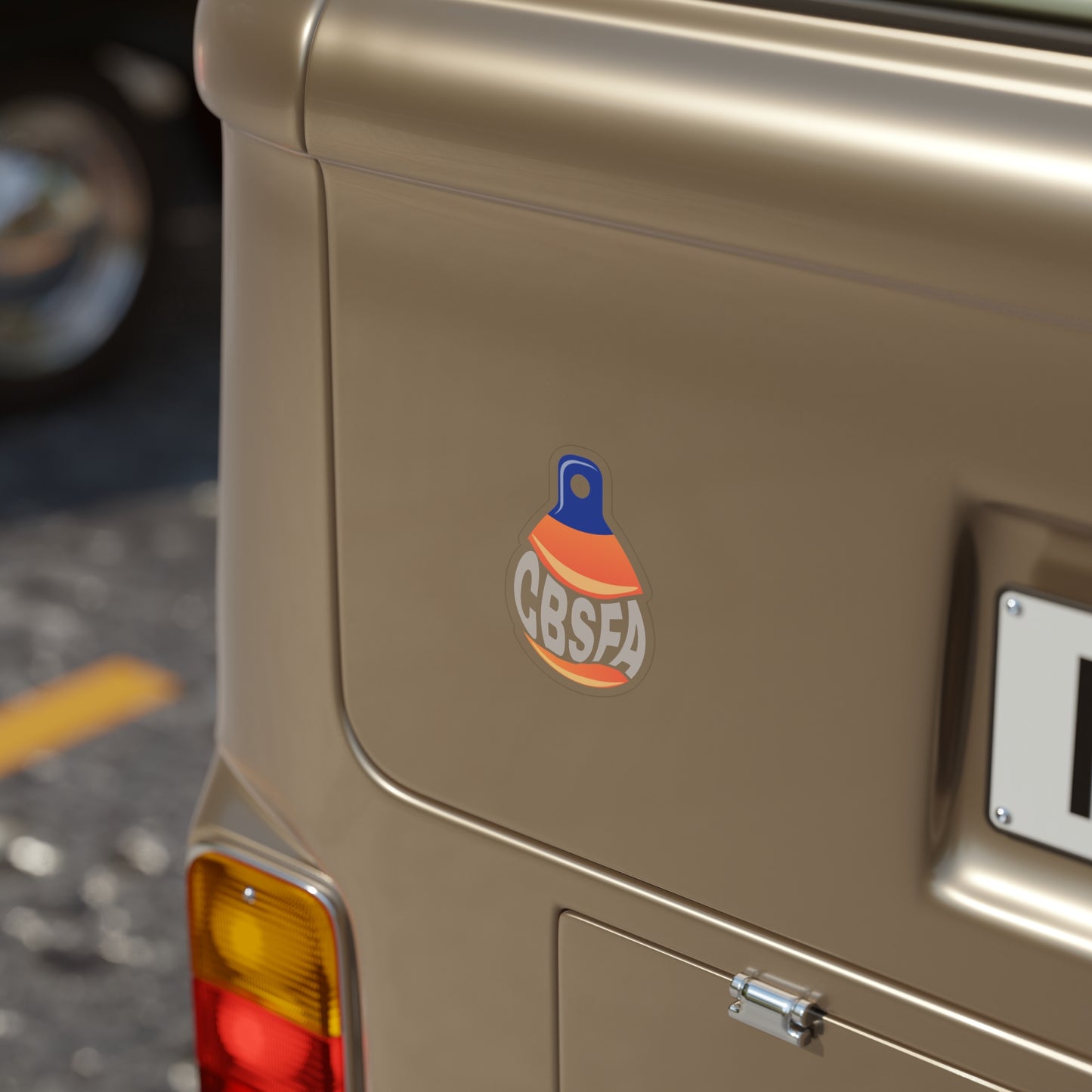 CBSFA Buoy Transparent Outdoor Stickers, Die-Cut, 1pc