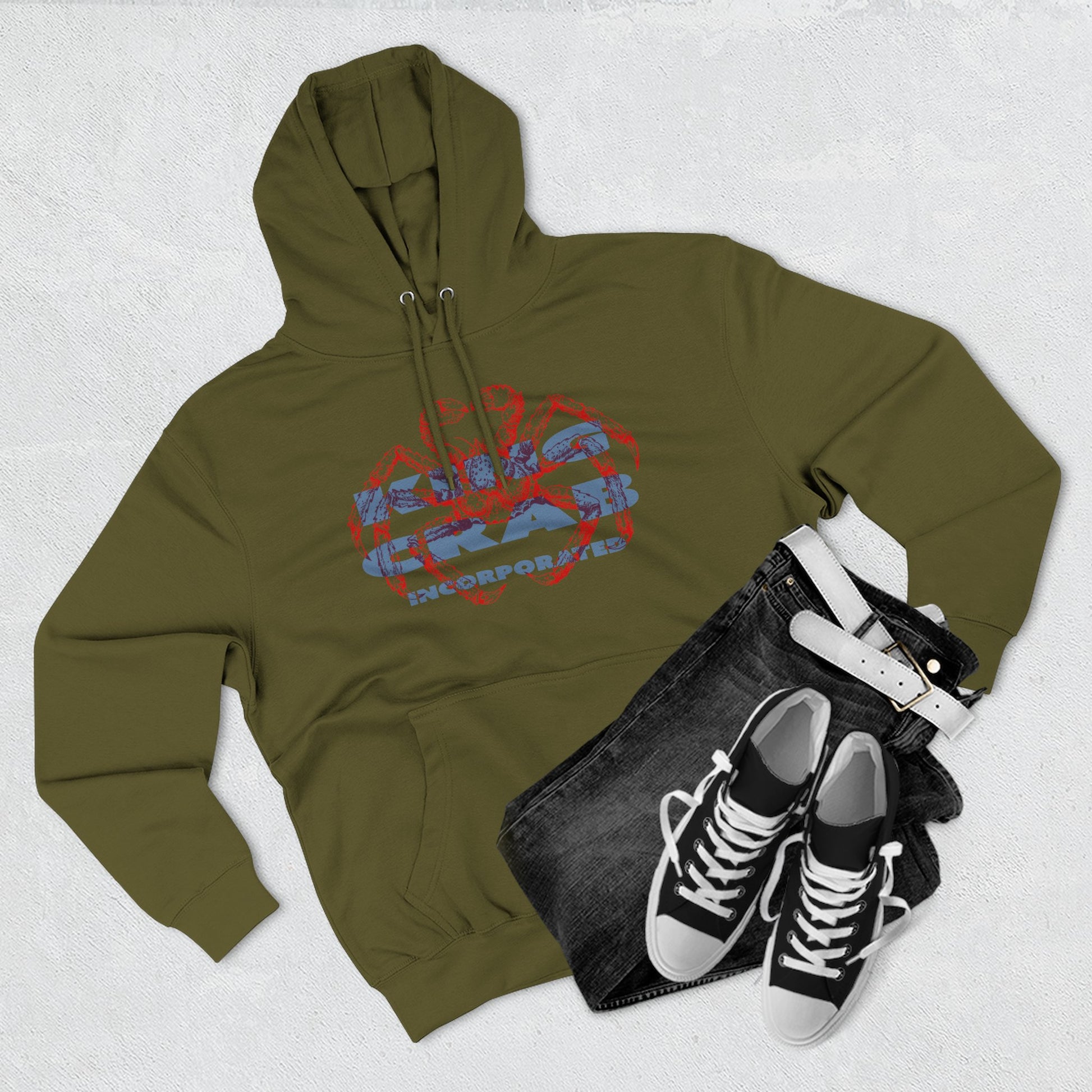 NS front/backThree-Panel Fleece Hoodie North Sea